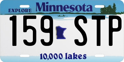 MN license plate 159STP