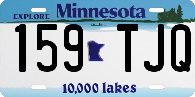 MN license plate 159TJQ