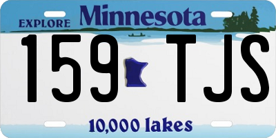 MN license plate 159TJS