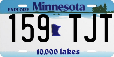 MN license plate 159TJT