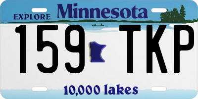 MN license plate 159TKP