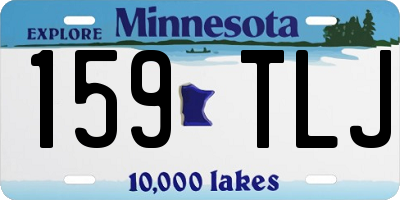 MN license plate 159TLJ
