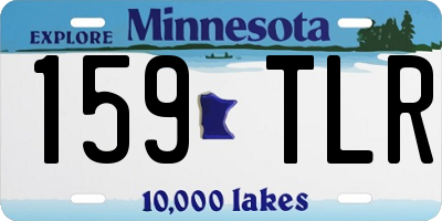 MN license plate 159TLR
