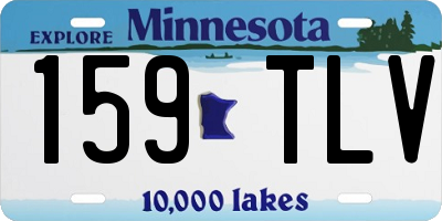MN license plate 159TLV