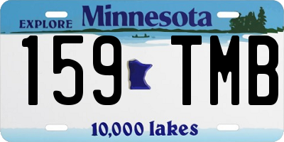MN license plate 159TMB
