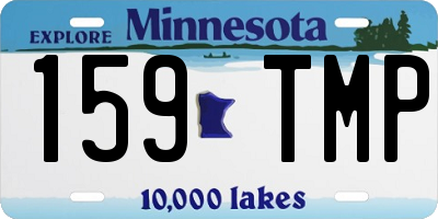 MN license plate 159TMP