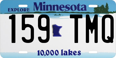 MN license plate 159TMQ
