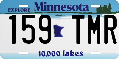 MN license plate 159TMR
