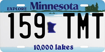 MN license plate 159TMT