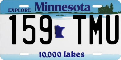 MN license plate 159TMU