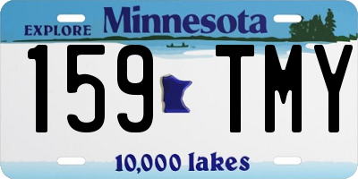 MN license plate 159TMY