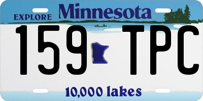 MN license plate 159TPC