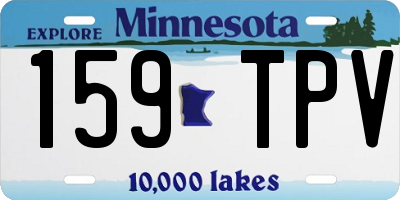MN license plate 159TPV