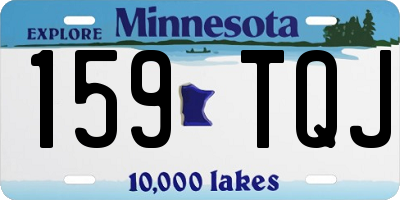 MN license plate 159TQJ
