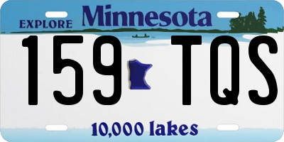 MN license plate 159TQS