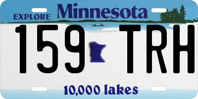 MN license plate 159TRH