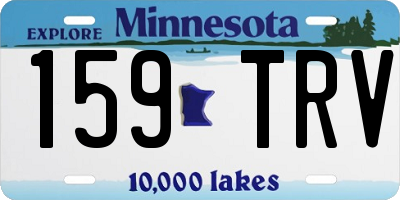 MN license plate 159TRV