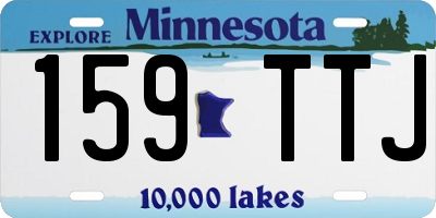MN license plate 159TTJ