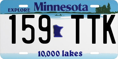 MN license plate 159TTK