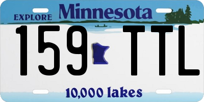 MN license plate 159TTL