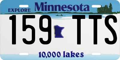 MN license plate 159TTS