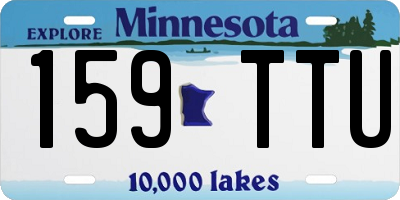 MN license plate 159TTU
