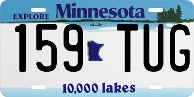 MN license plate 159TUG
