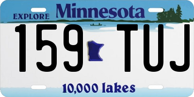 MN license plate 159TUJ