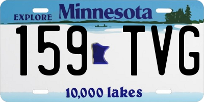 MN license plate 159TVG