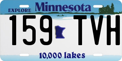 MN license plate 159TVH