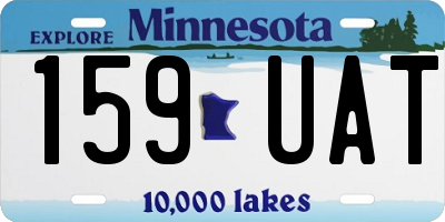 MN license plate 159UAT