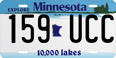 MN license plate 159UCC