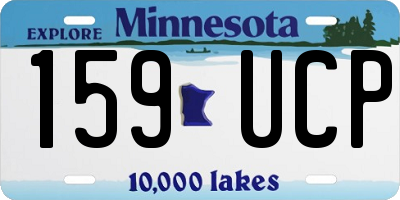 MN license plate 159UCP