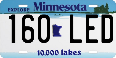 MN license plate 160LED