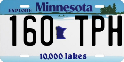 MN license plate 160TPH