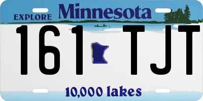MN license plate 161TJT
