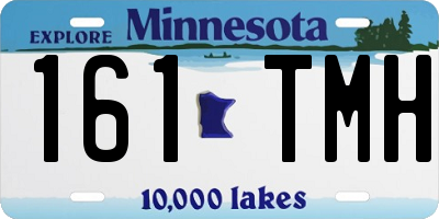 MN license plate 161TMH