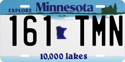MN license plate 161TMN