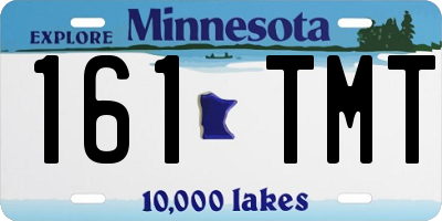 MN license plate 161TMT