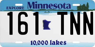MN license plate 161TNN