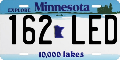 MN license plate 162LED