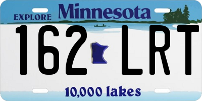 MN license plate 162LRT