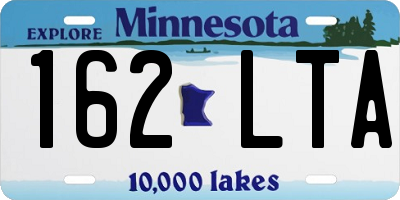 MN license plate 162LTA
