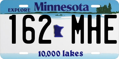 MN license plate 162MHE