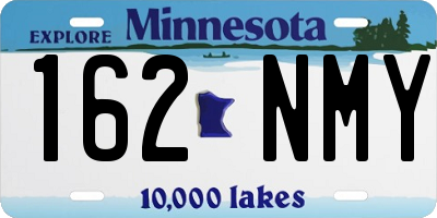 MN license plate 162NMY