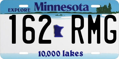 MN license plate 162RMG