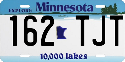 MN license plate 162TJT