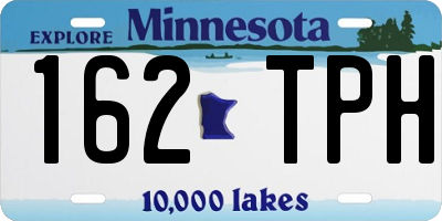 MN license plate 162TPH