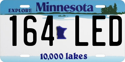 MN license plate 164LED