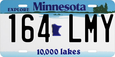 MN license plate 164LMY